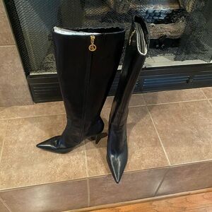 Ralph Lauren Black Heeled Boots